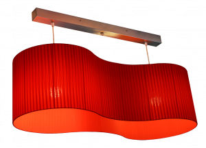 Huit ruban rouge de 100 cm avec suspension « Canalina »
